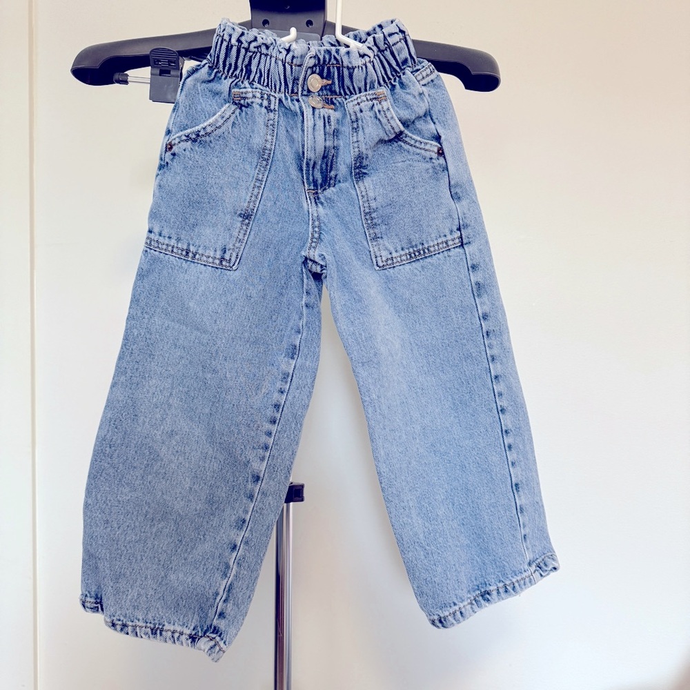 EEUC ZARA WIDE LEG JEANS GIRL Sz 6